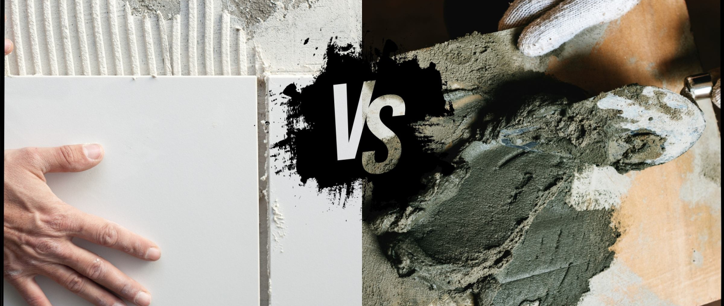 Tile Adhesive vs. Traditional Cement
