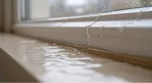 VURA waterproofing solution applied on a terrace roof to protect the building from monsoon water leakage.